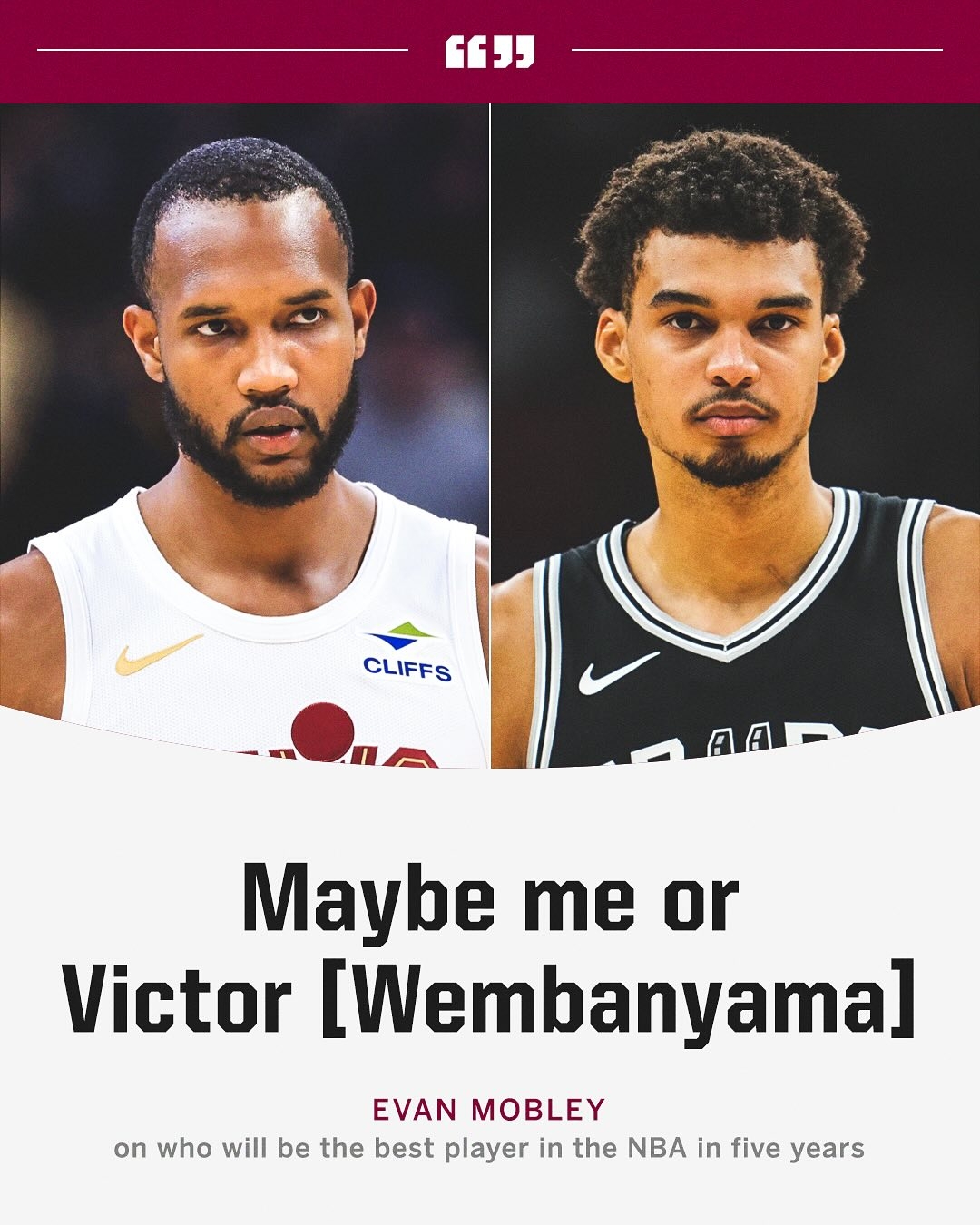  未來5年NBA最好的球員會(huì)是誰？莫布里：可能是我或者文班亞馬