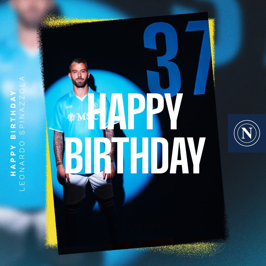  生日快樂！那不勒斯官方發(fā)文慶祝斯皮納佐拉32歲生日